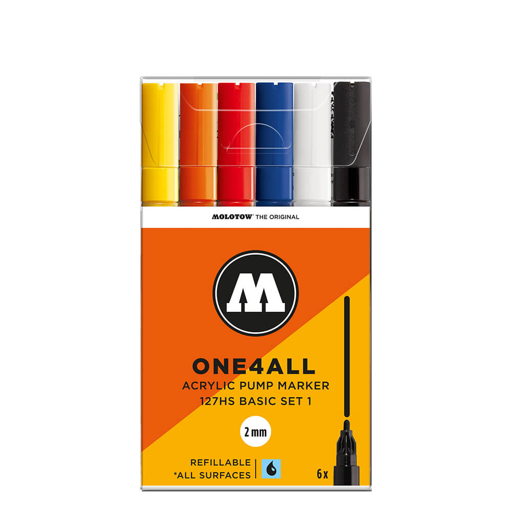 Clearbox 6 marqueurs One4all 127HS 2mm-Kit 1