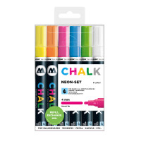Clearbox marqueurs Chalk 4mm | Kit Néon