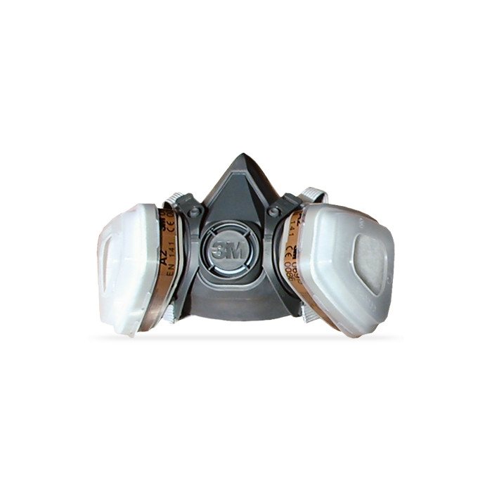 Masque de protection respiratoire à cartouches remplaçables A2P2