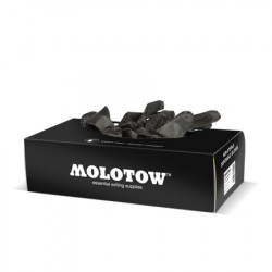 Gants de protection nitrile noirs Molotow x100