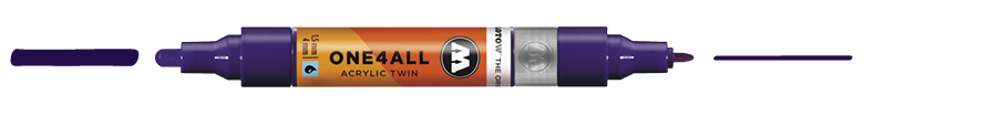 Marqueur ONE4ALL Twin #043 | Violet Foncé