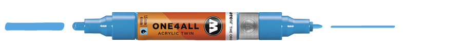 Marqueur ONE4ALL Twin #161 | Bleu choc moyen