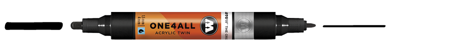 Marqueur ONE4ALL Twin #239 | Jaune Signal