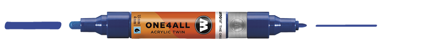 Marqueur ONE4ALL Twin #204 | Bleu juste
