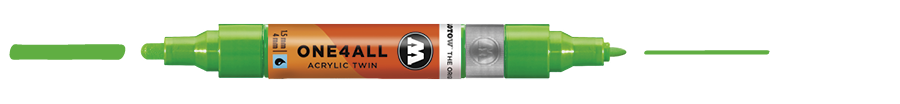 Marqueur ONE4ALL Twin #219 | Vert néon fluo