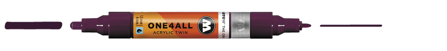 Marqueur ONE4ALL Twin #233 | Pourpre