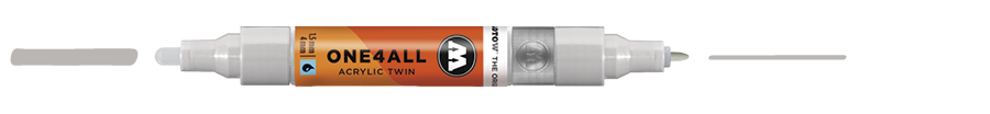 Marqueur ONE4ALL Twin #237 | Gris bleu moyen