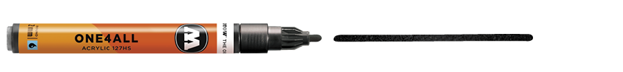 Marqueur ONE4ALL 127HS #223 | Noir métallique
