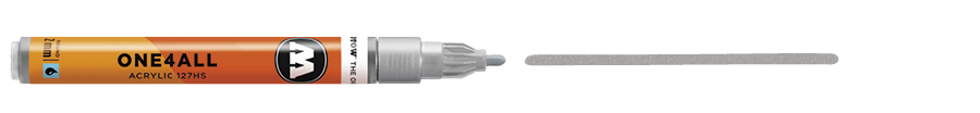 Marqueur ONE4ALL 127HS #227 | Argenté métallique