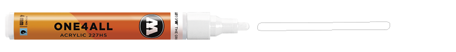 Marqueur ONE4ALL 227HS #160 | Blanc signal