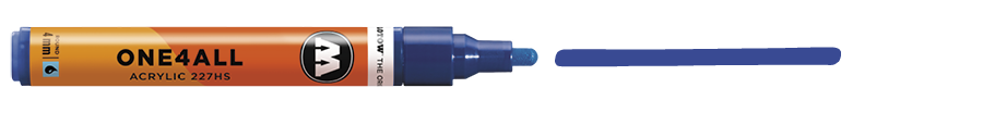 Marqueur ONE4ALL 227HS #204 | Bleu juste