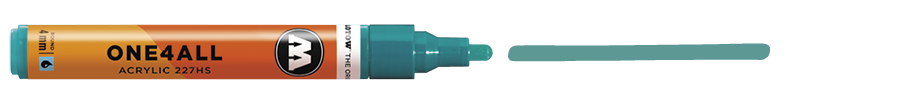 Marqueur ONE4ALL 227HS #206 | Bleu lagon