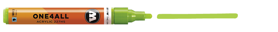 Marqueur ONE4ALL 227HS #221 | Vert sauterelle