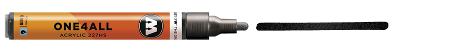 Marqueur ONE4ALL 227HS #223 | Noir métallique