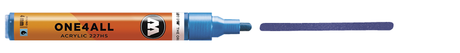 Marqueur ONE4ALL 227HS #224 | Bleu métallique