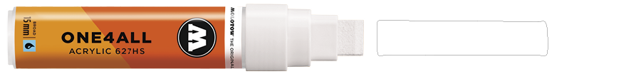 Marqueur ONE4ALL 627HS #160 | Blanc signal